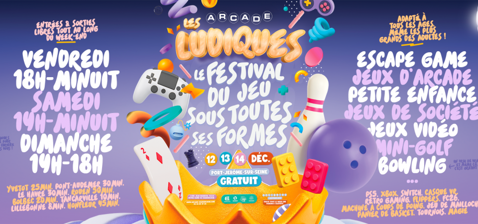 A.R.C.A.D.E. • Les Ludiques • Port-Jérôme-sur-Seine • PJ2S